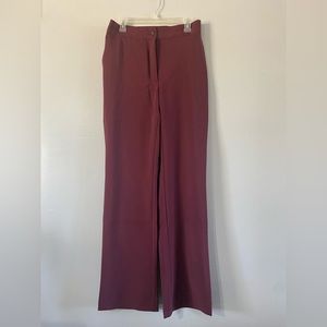 Jessica London, maroon dress pants size 12 W tall new without tags